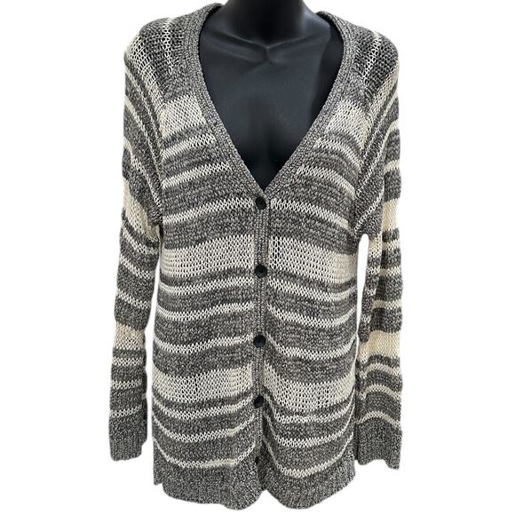 Rag & Bone Caterina Stripe Button Cardigan - Picture 2 of 9